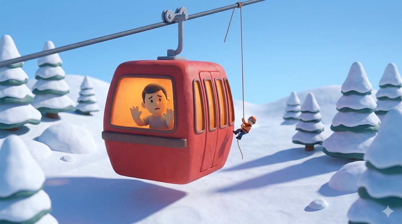 Rescate en góndola en Colorado