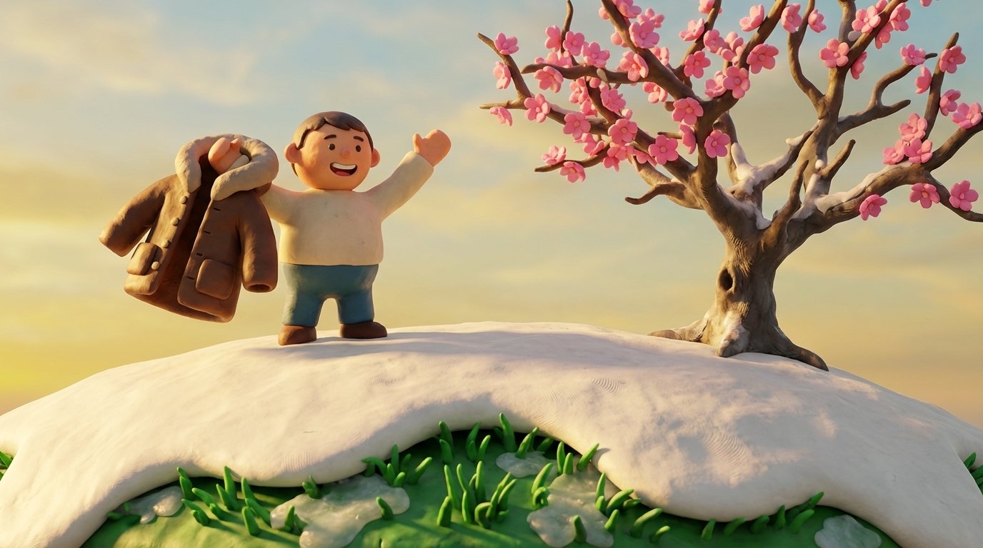 Un calorcito raro en invierno.