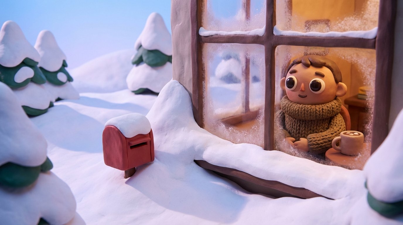 Una mañana tranquila de invierno.