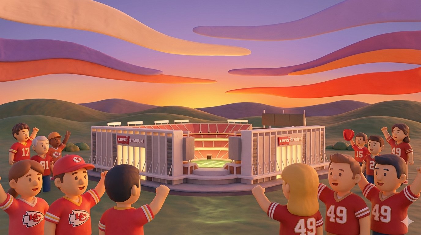 Atardecer del Super Bowl