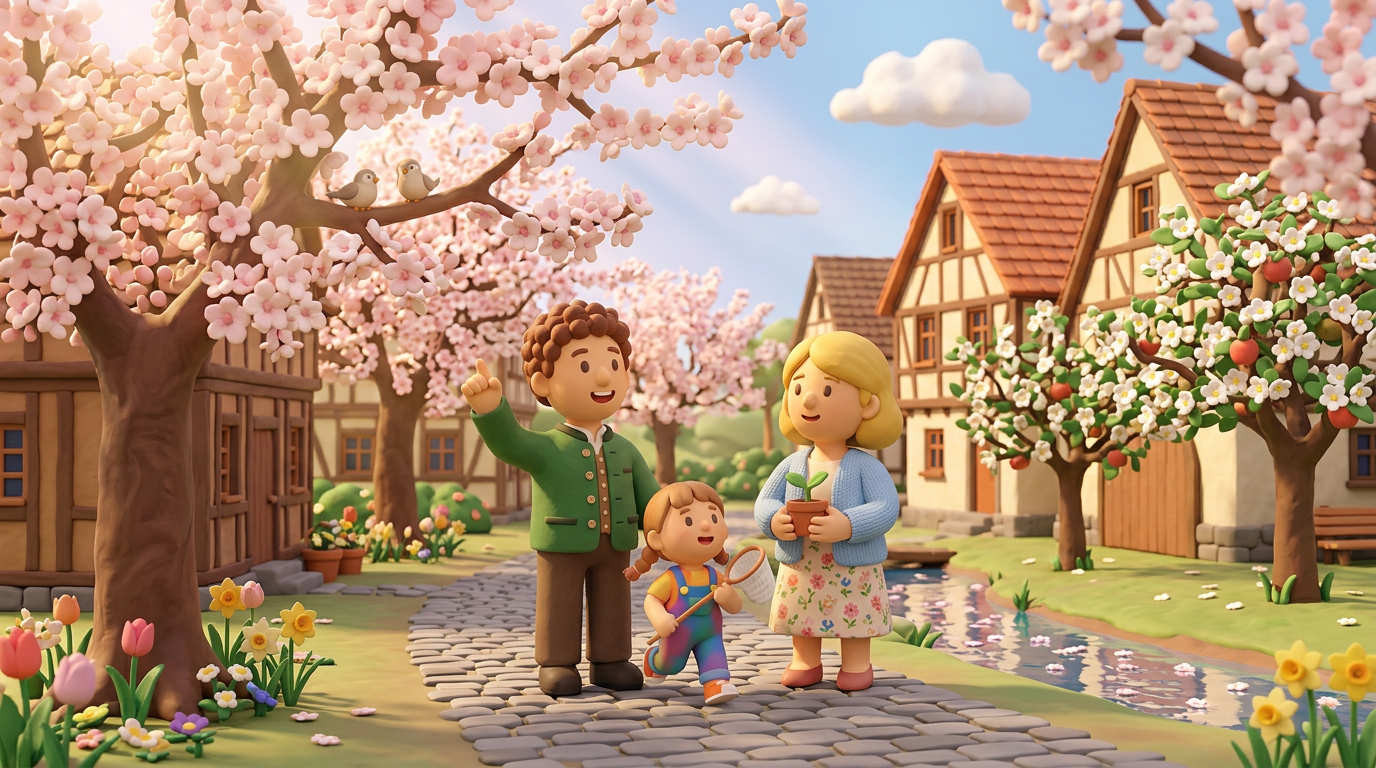 Frühlingsblüten in Deutschland