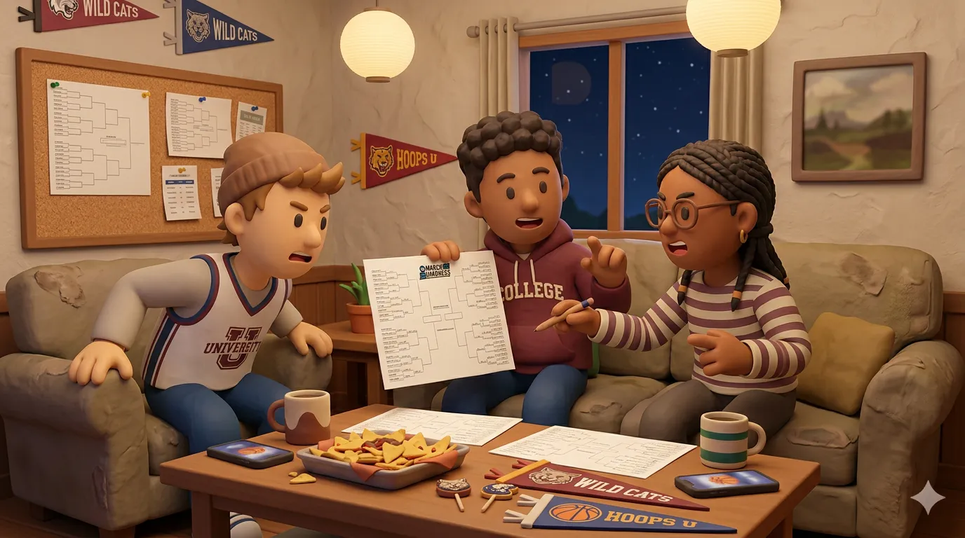 March Madness bracket talk