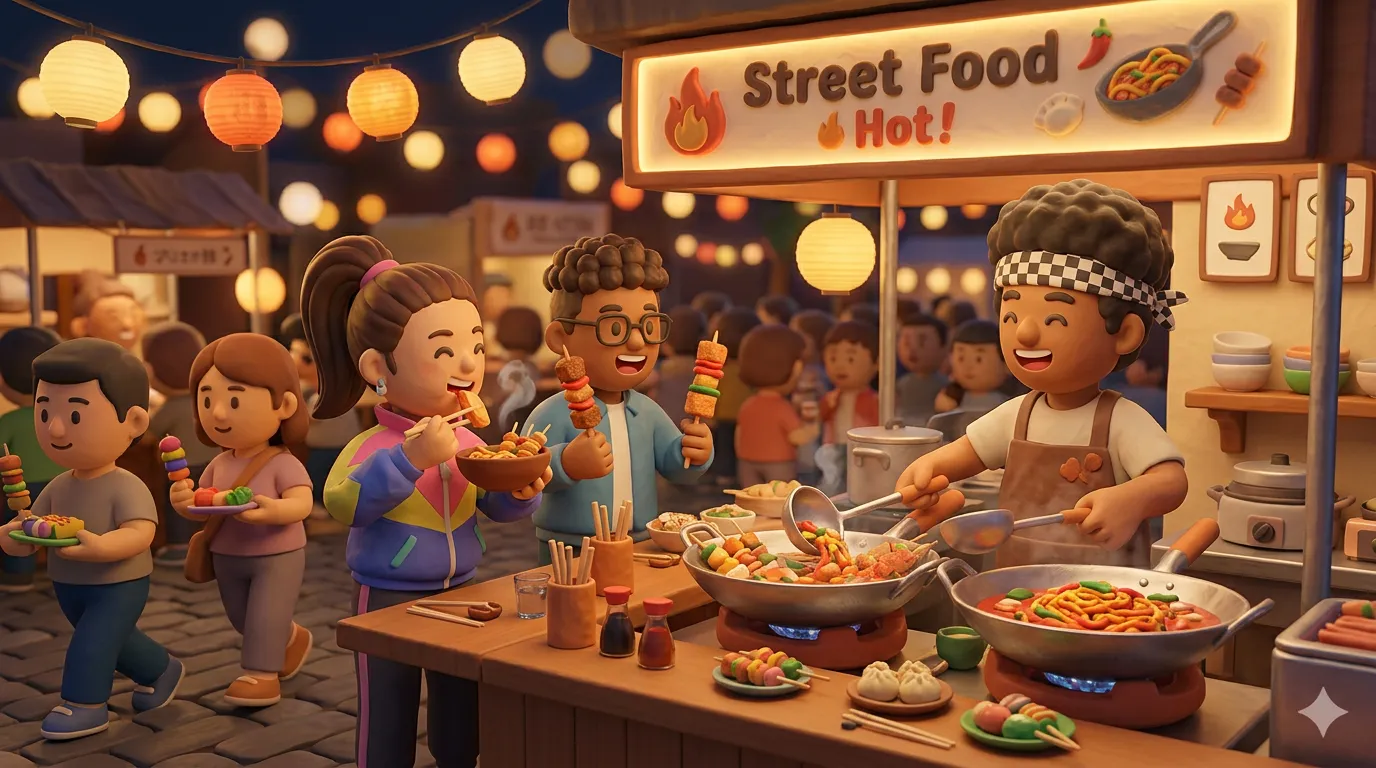 街头美食热