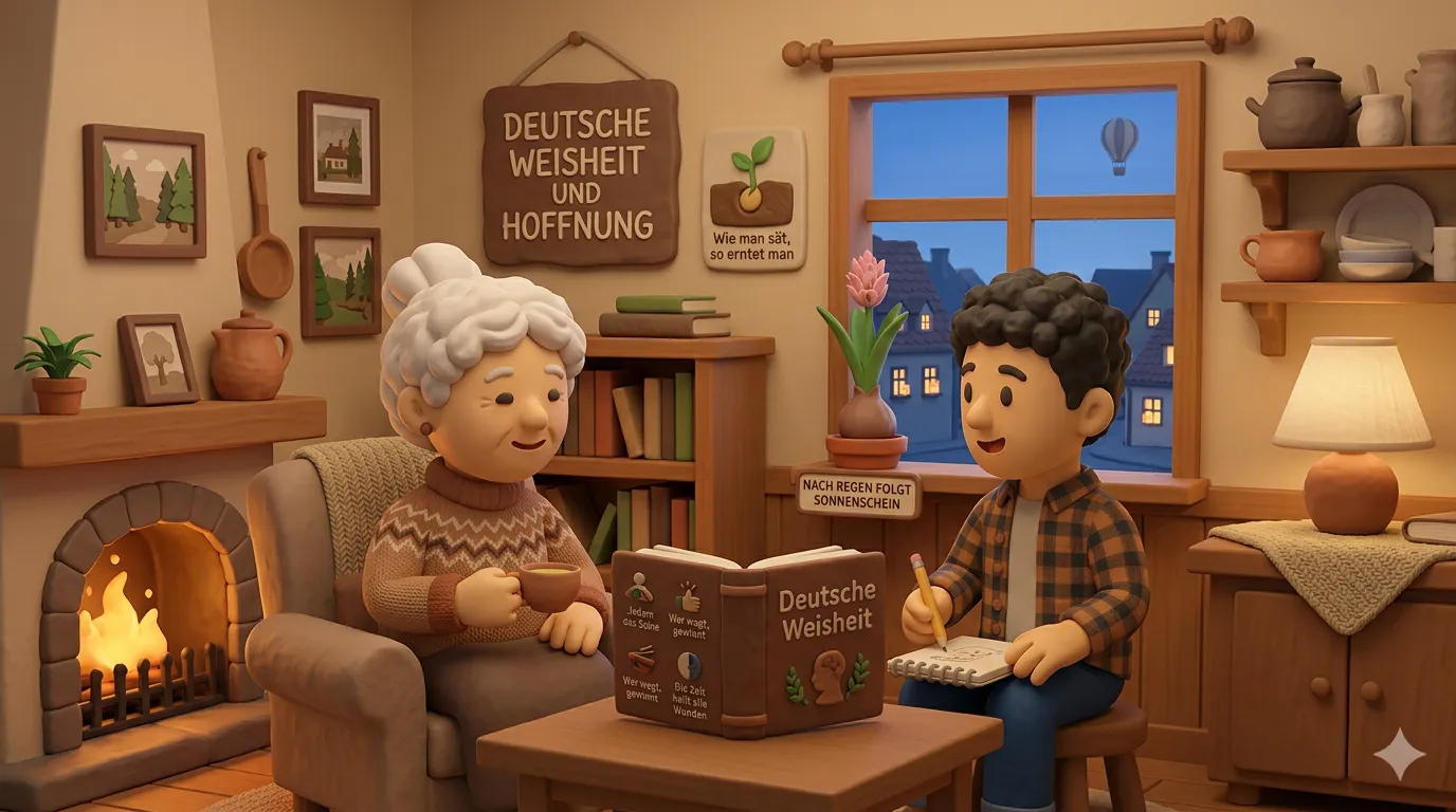 Deutsche Sprichwoerter Weisheit und Hoffnung