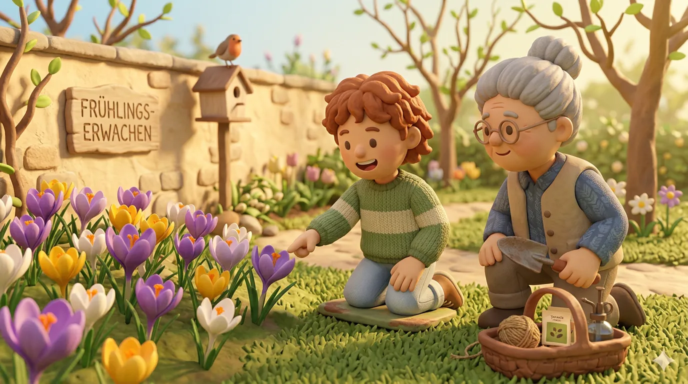 Frühlingserwachen: die ersten Krokusse blühen