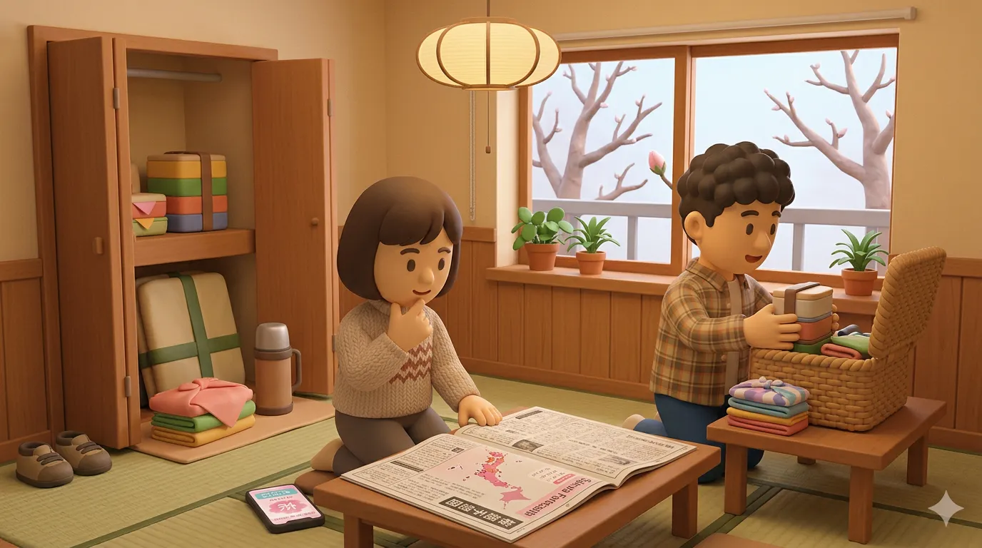 桜の開花予想と花見の準備