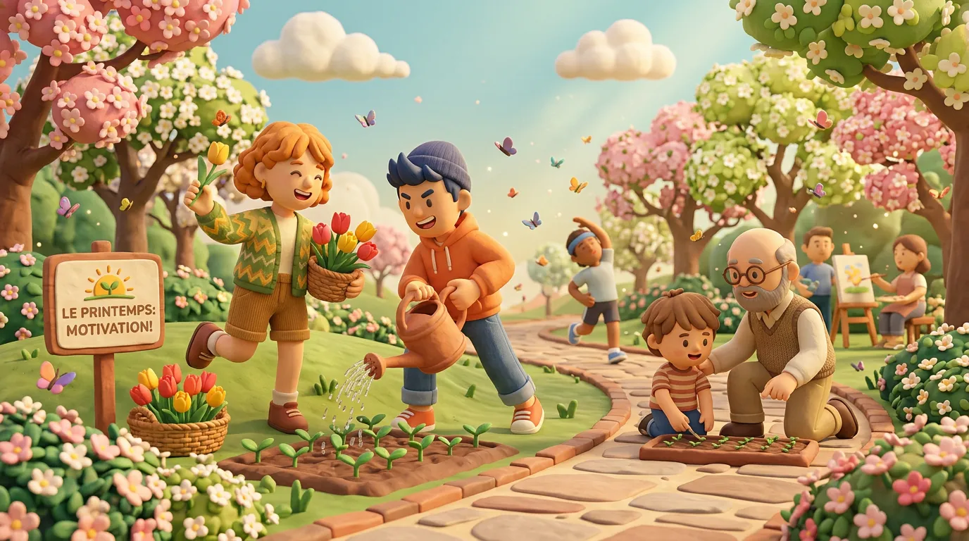 Le printemps chaud comme élan de motivation