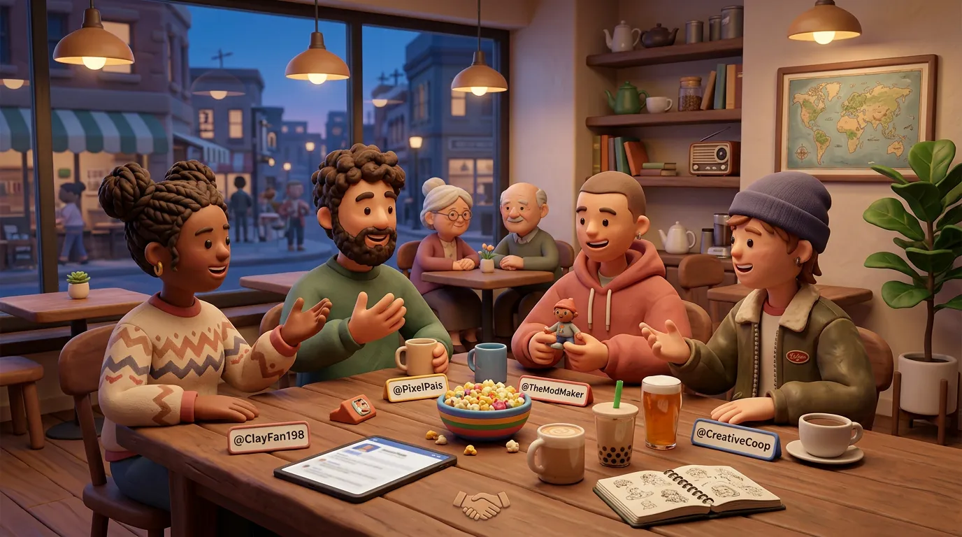 Meeting online community members in person