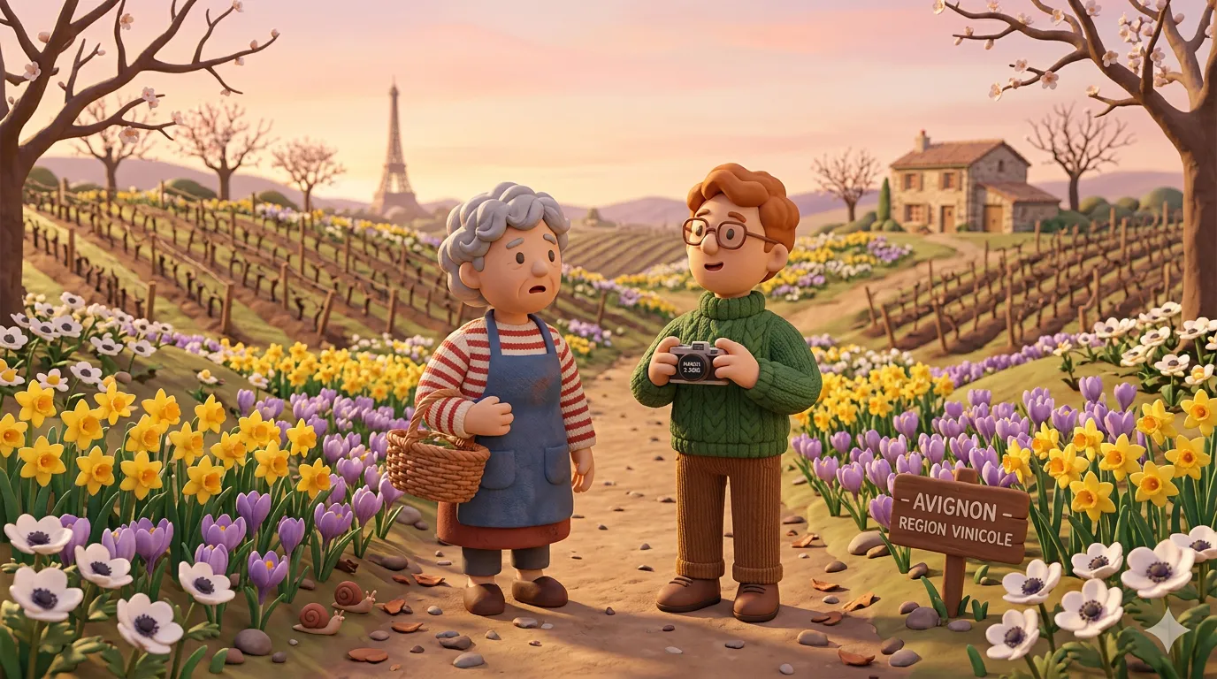 Unusually early spring blooms in France 2026