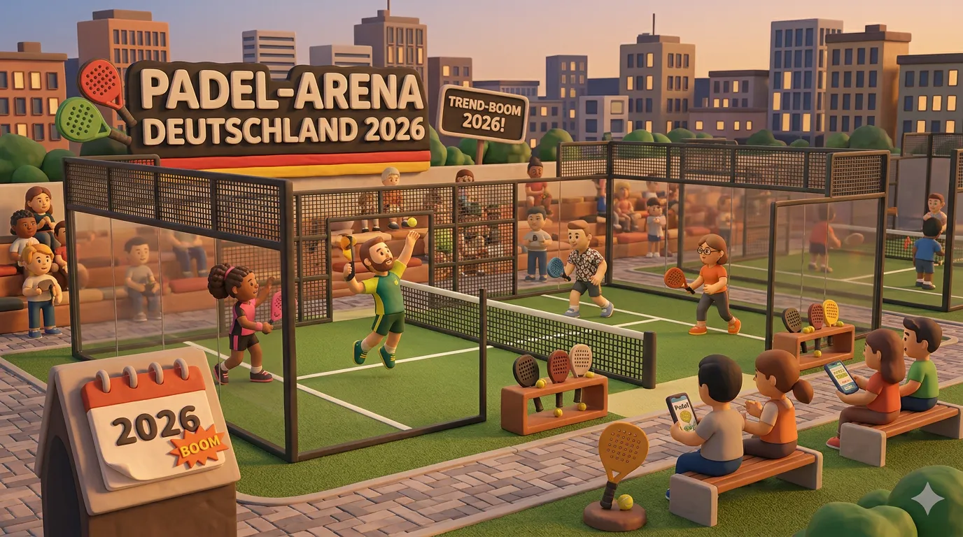 Trendsportarten 2026 — Padel-Tennis-Boom in Deutschland