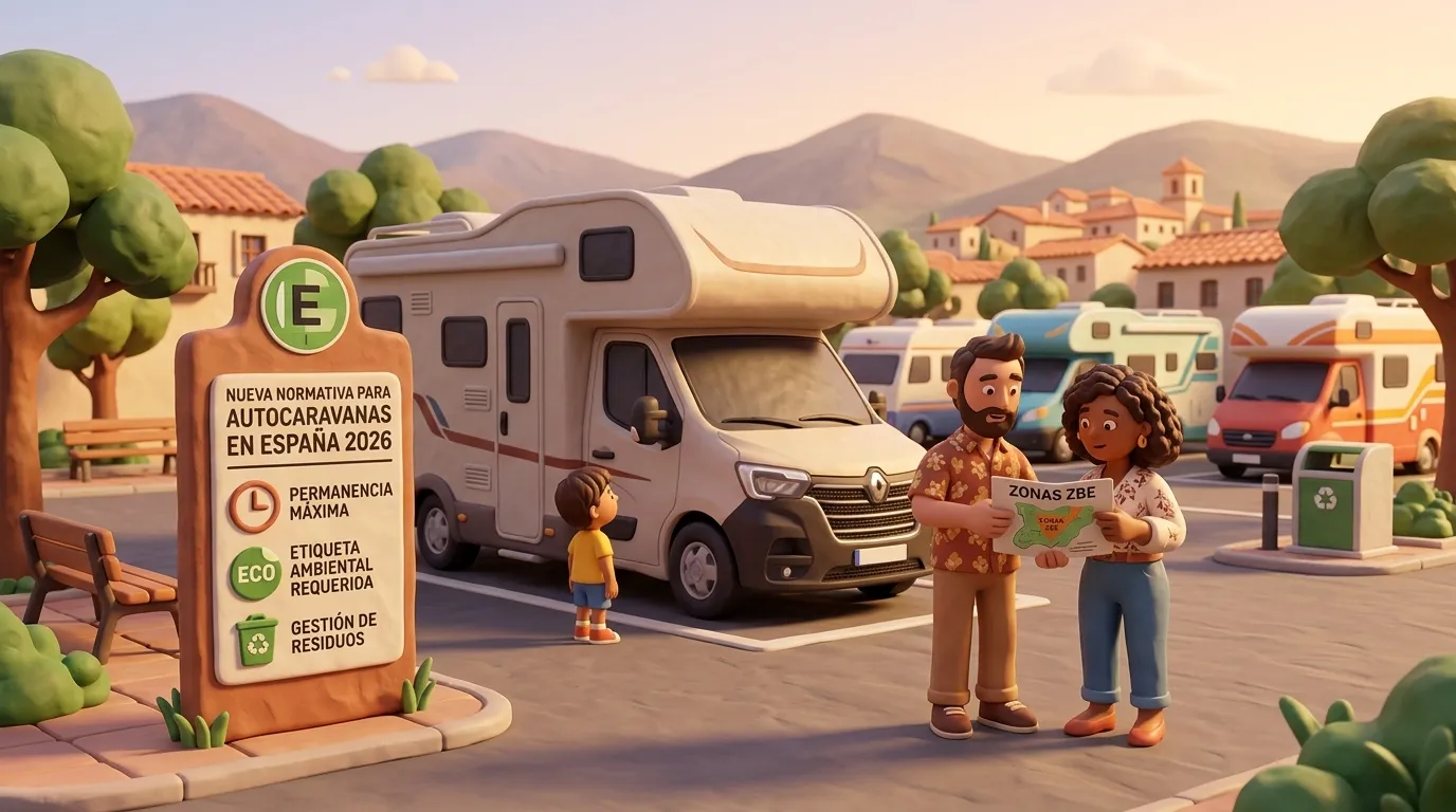 Nueva normativa para autocaravanas en España 2026