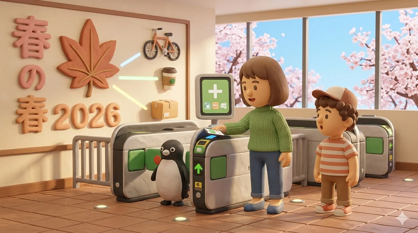 Suicaアプリの機能拡張（春2026）