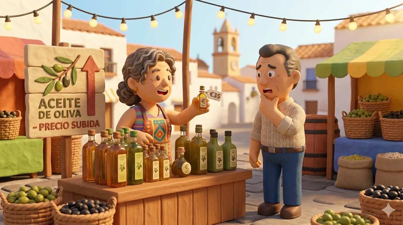 La subida del precio del aceite de oliva en España