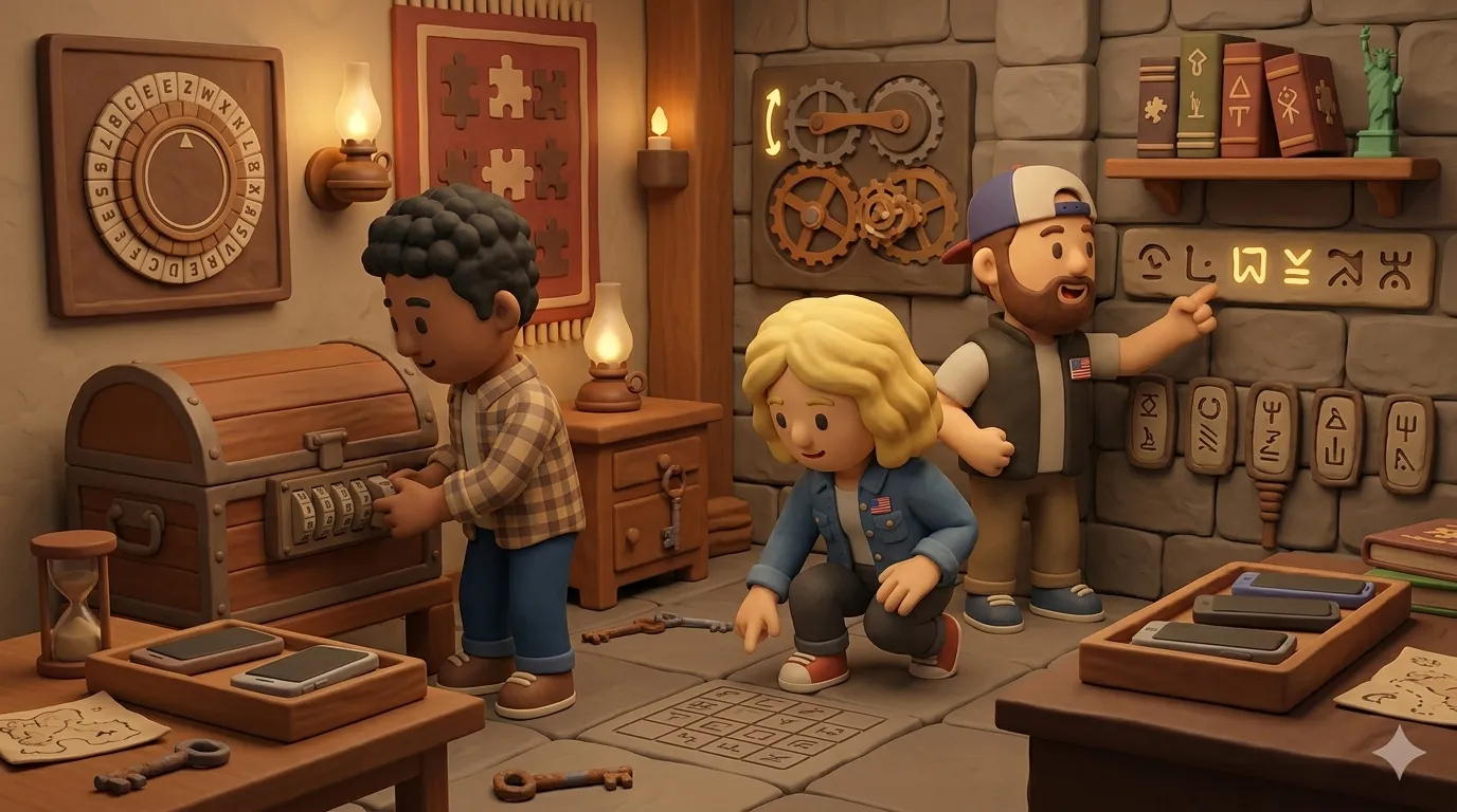 Escape room boom — Americans ditching phones for live puzzles