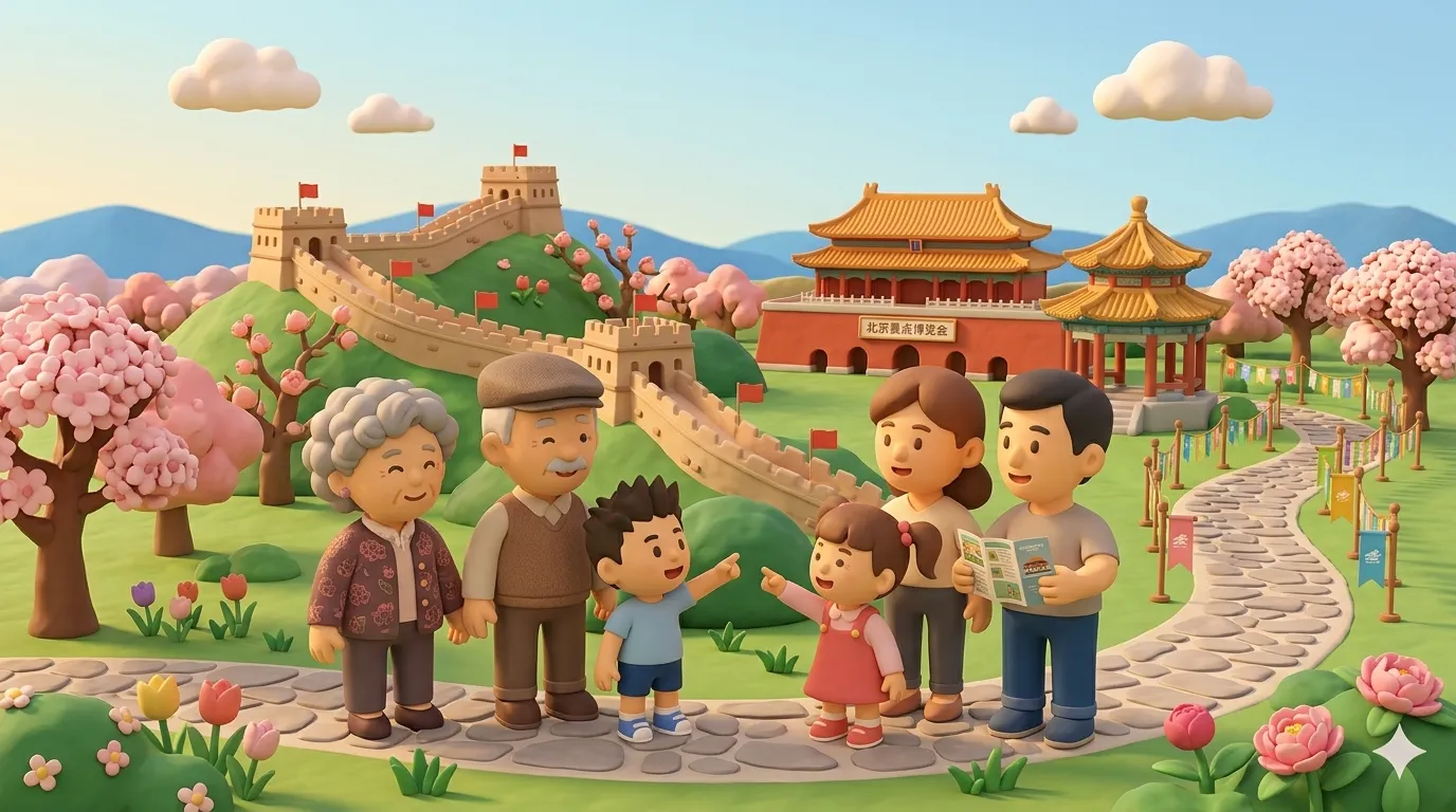 Beijing Attractions Expo and spring family outings