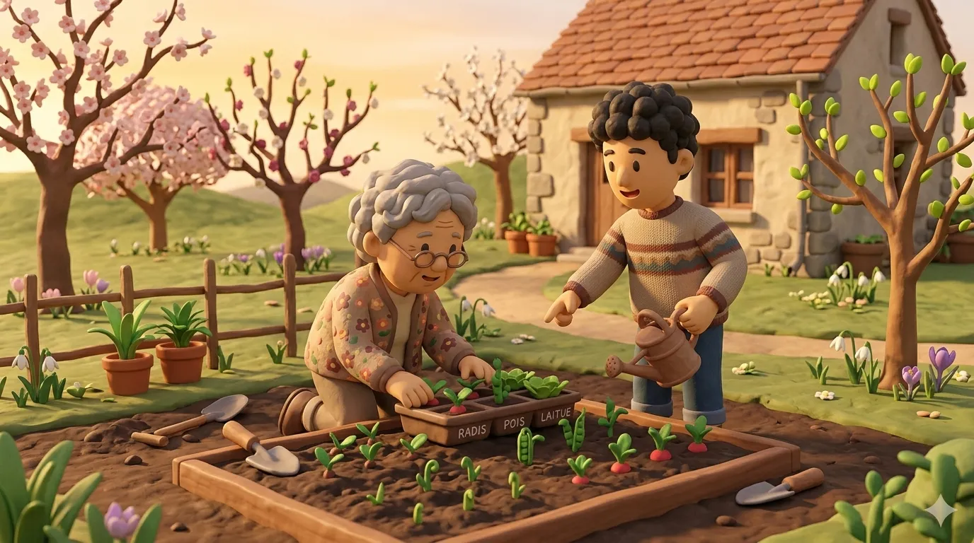 Végétation printanière précoce