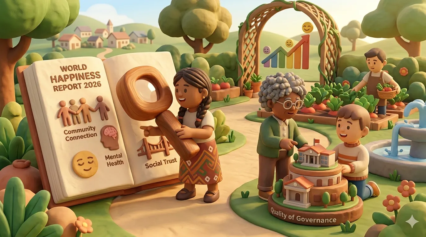 World Happiness Report 2026 reveals the key drivers of well-being