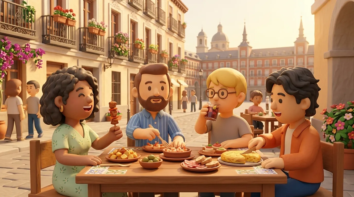 Spring tapas in Madrid