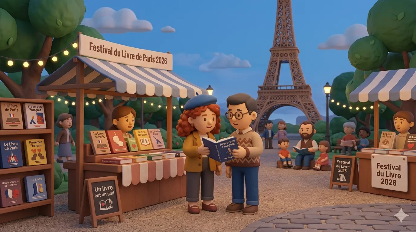 Festival du livre de Paris 2026 et proverbes français