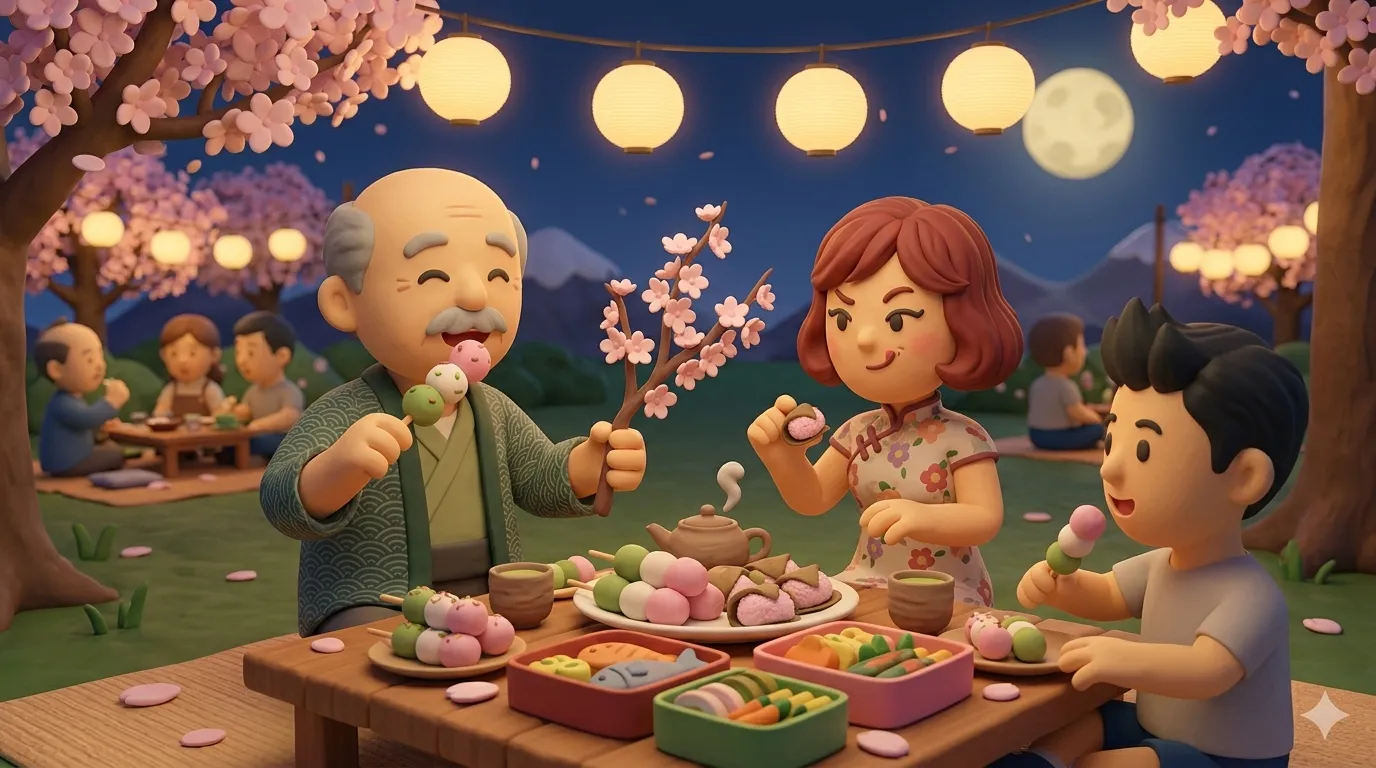 花より団子 — 花見と日本のことわざ