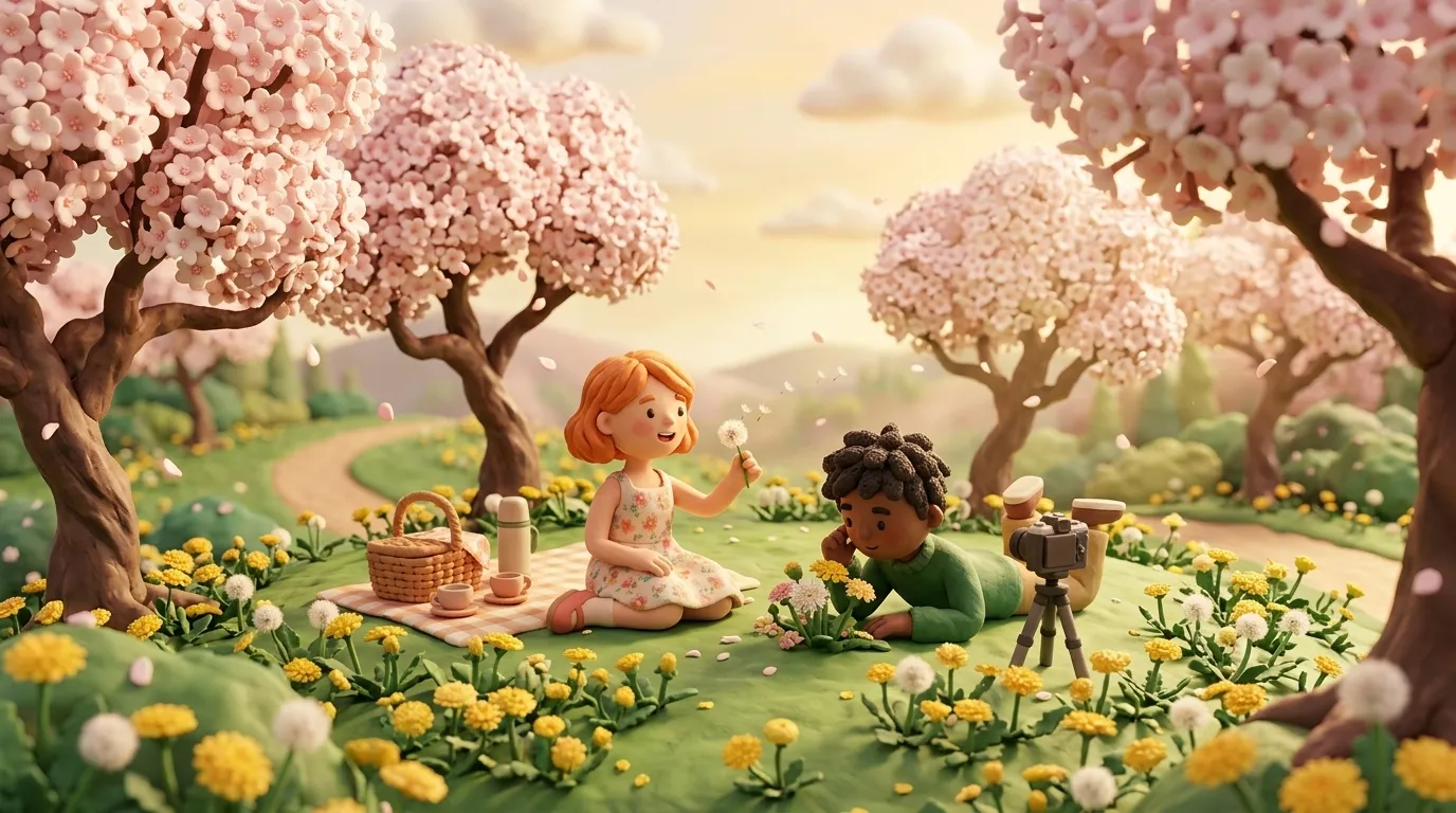 Early spring blooms amid record heat wave