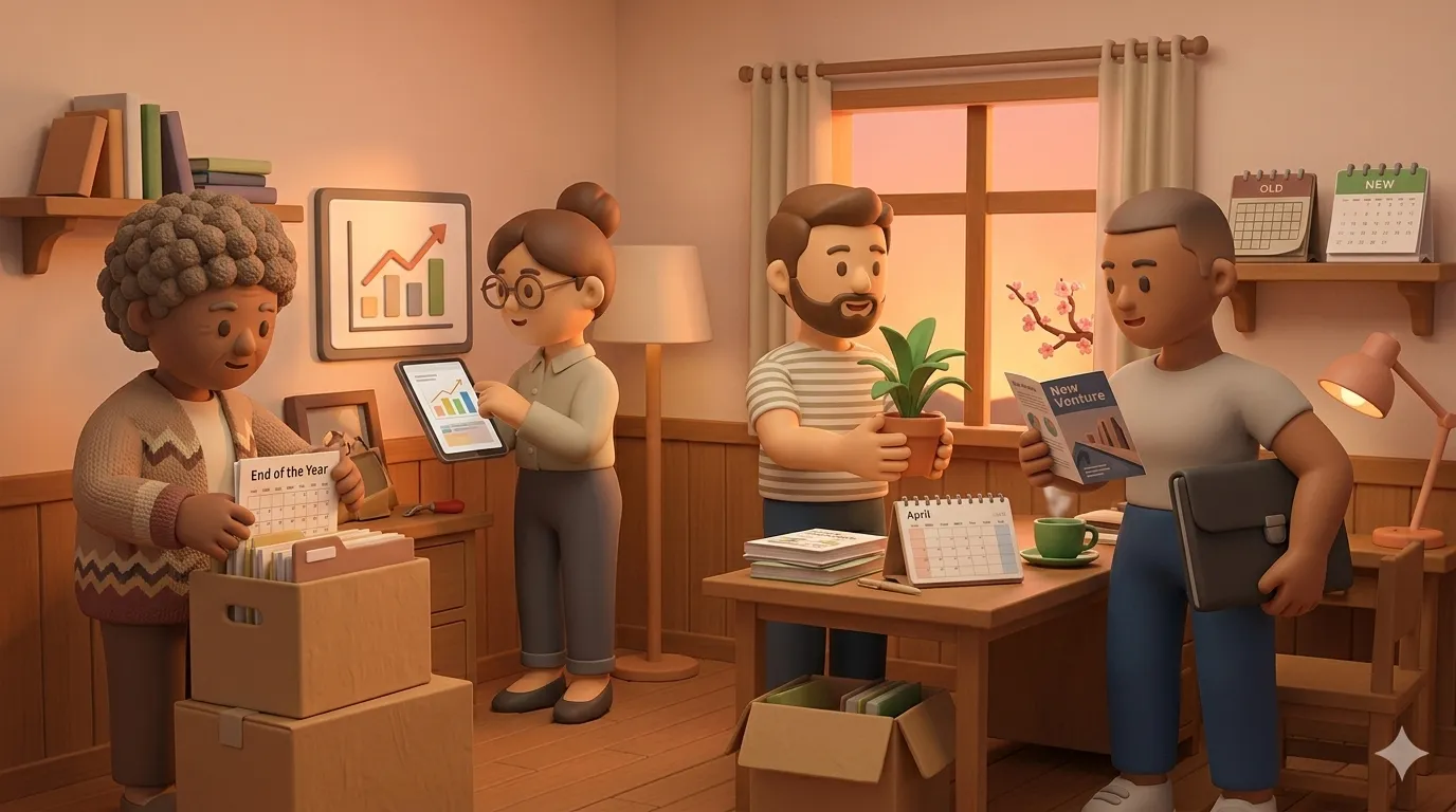 年度末と新たな出発