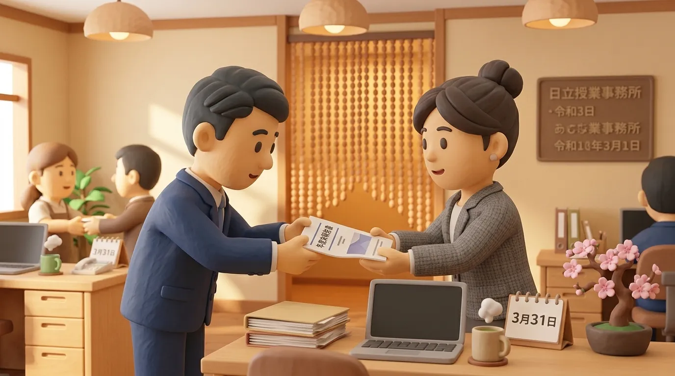 Japanese fiscal year-end greetings