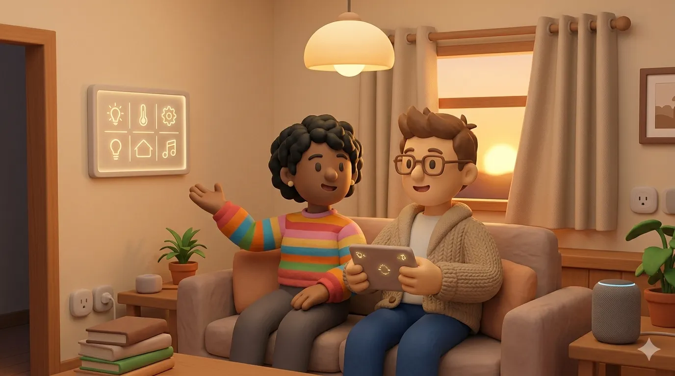 Smart home automation simplifying daily life