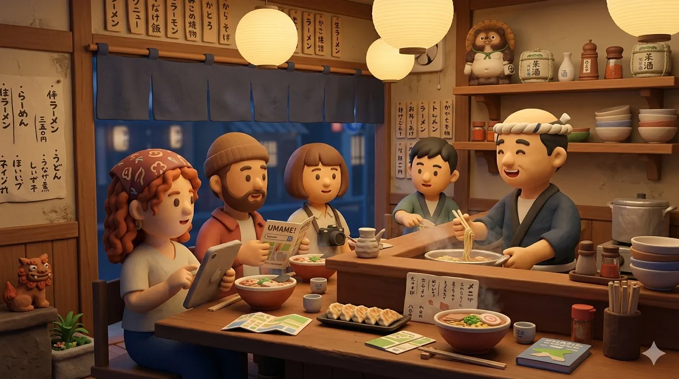 UMAME! AI restaurant app for inbound tourists in Japan