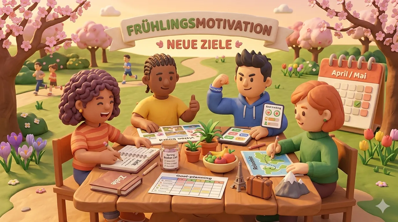 Frühlingsmotivation und neue Ziele
