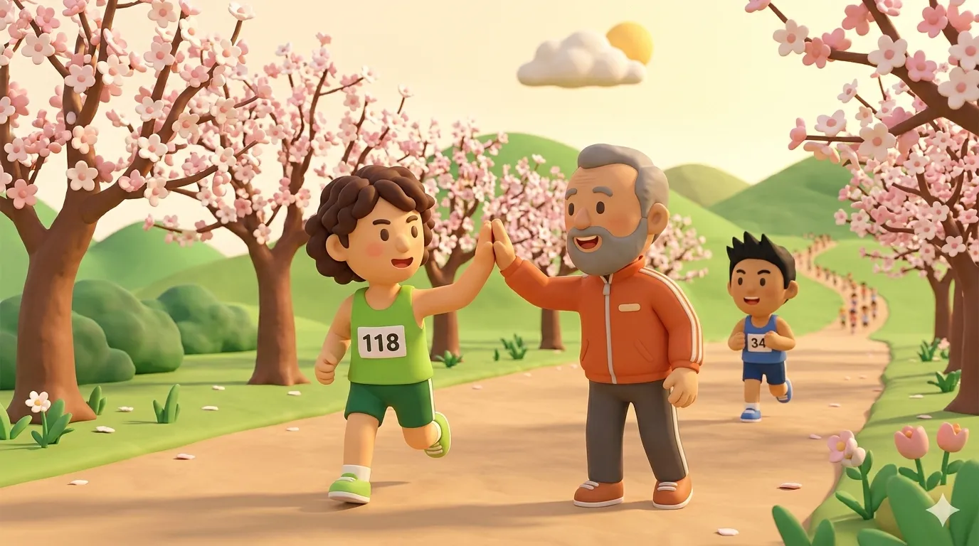 Spring marathon motivation