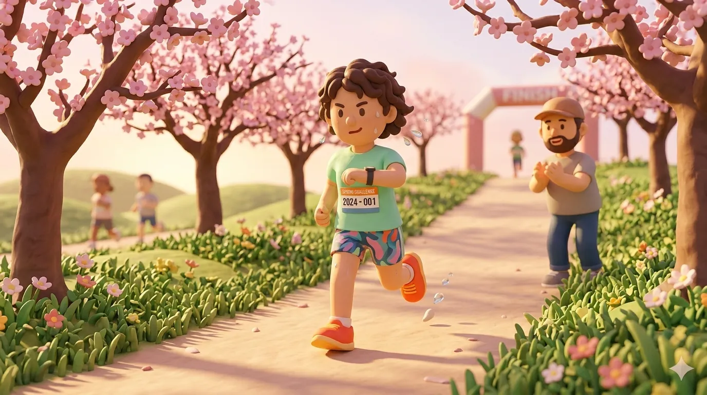 春のランニング挑戦