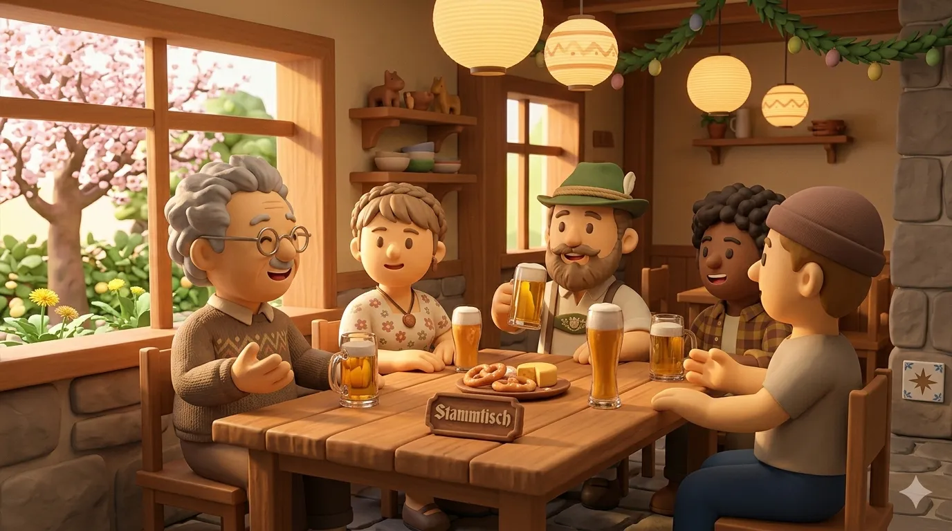 Stammtisch and spring social gatherings