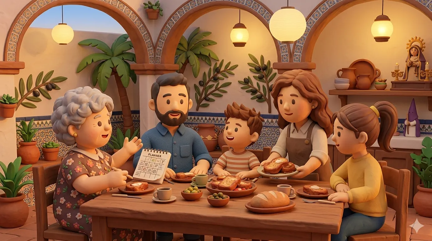 Semana Santa greetings and family plans