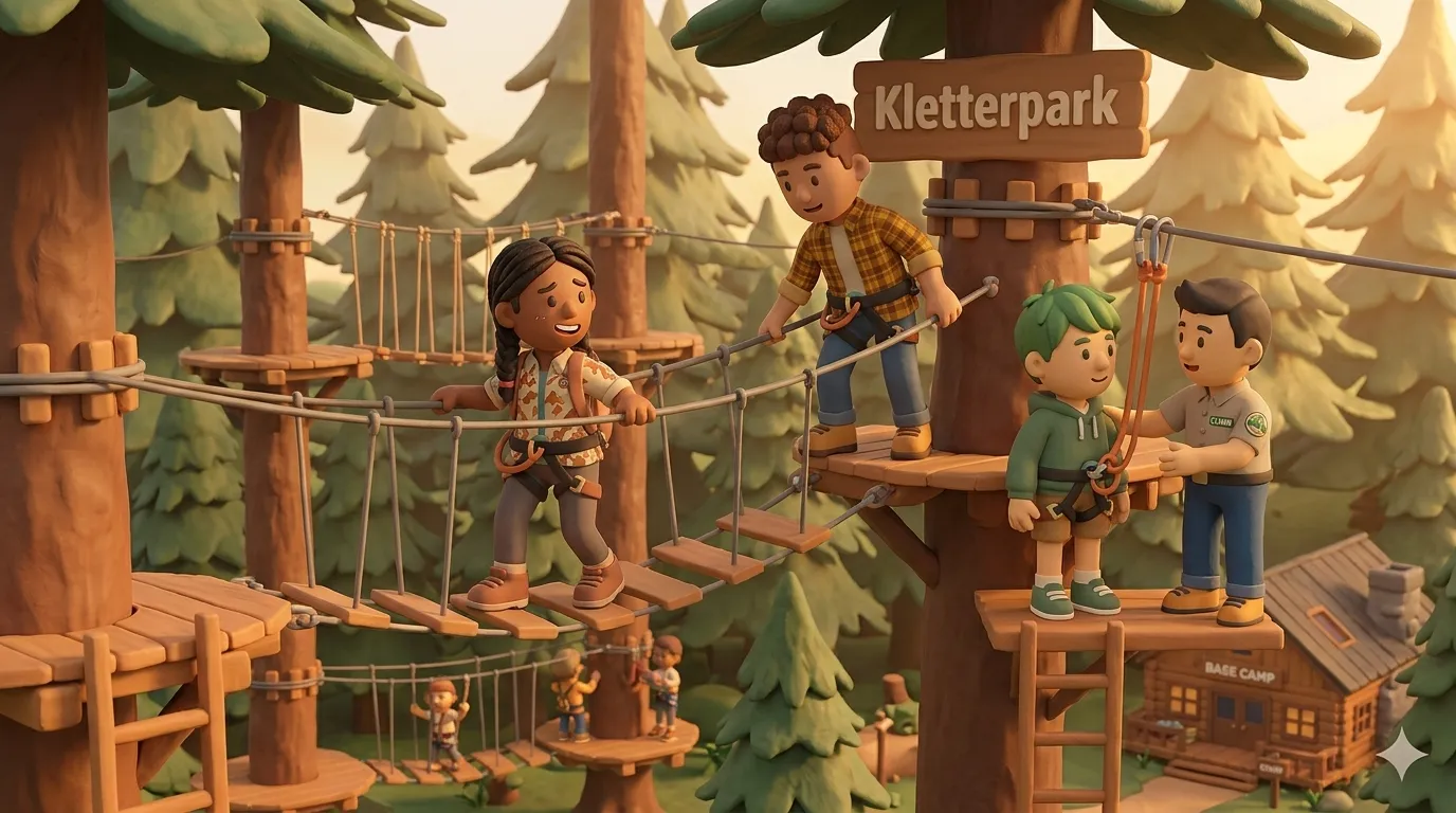 Kletterpark Wochenende