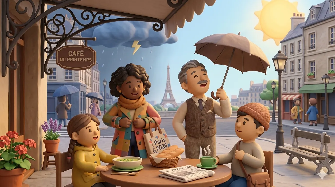 France's sunny but changeable spring 2026