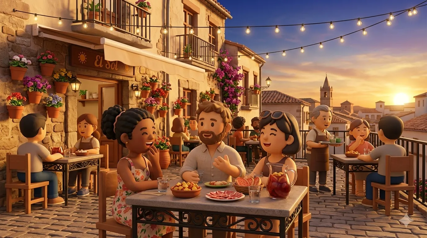 Terrace season in Spain