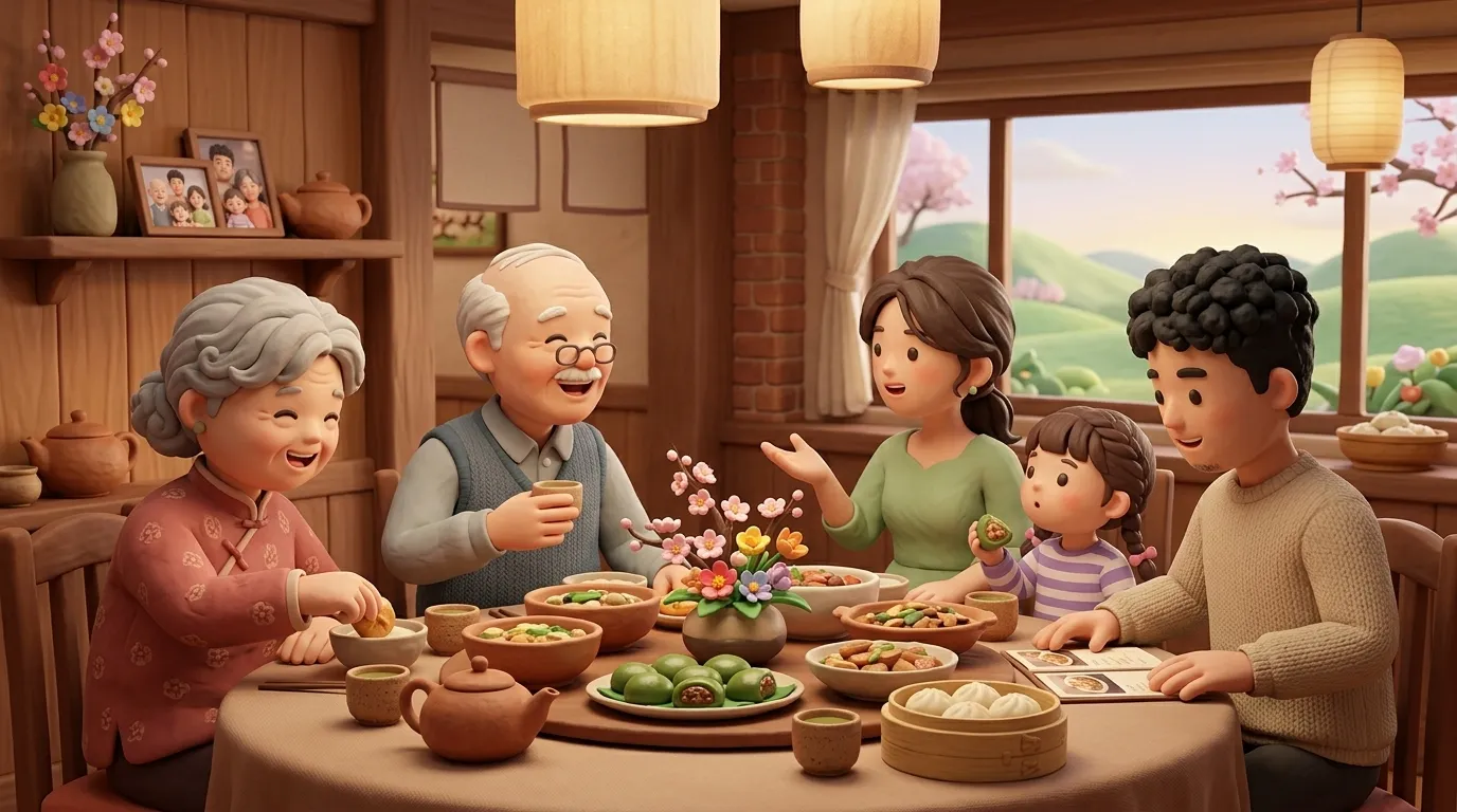 Post-Qingming family reunion