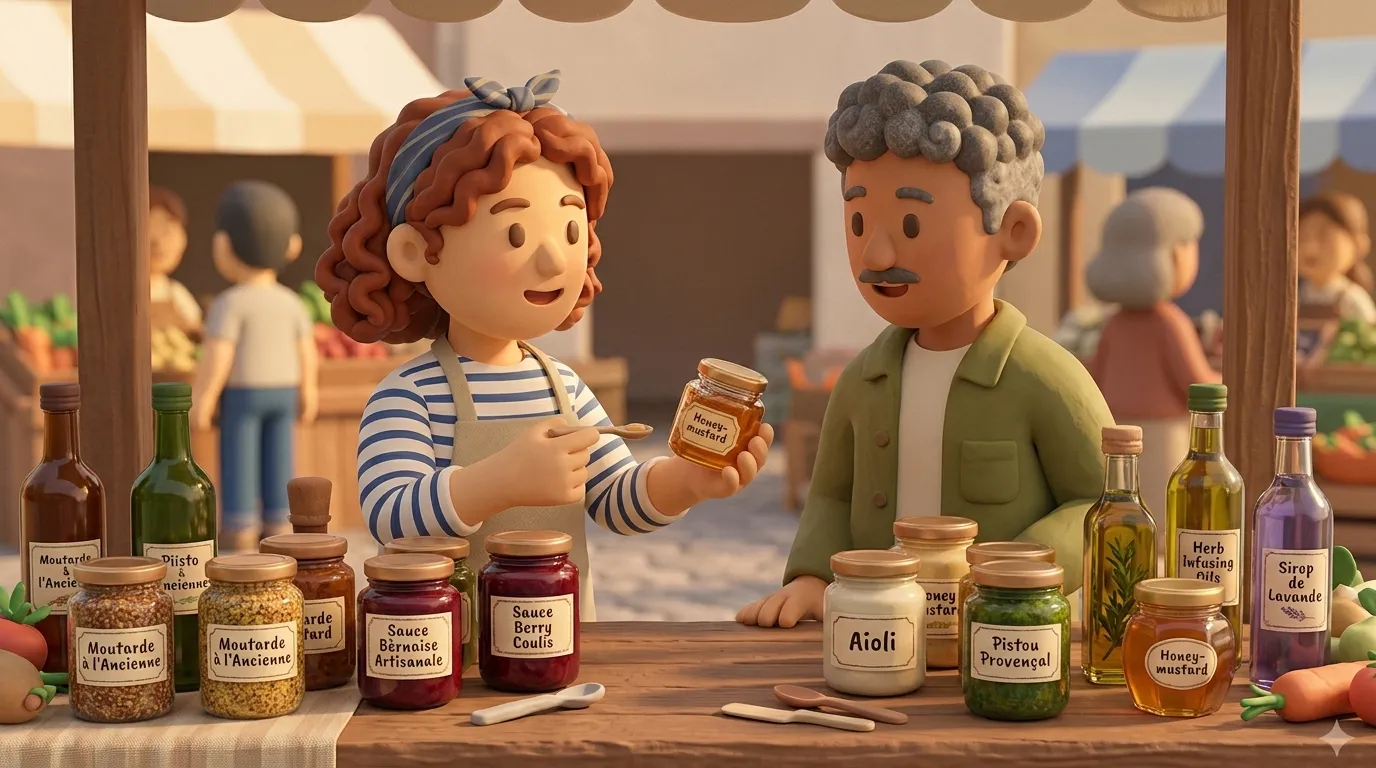 Condiments as the star of French bistrot cuisine in 2026