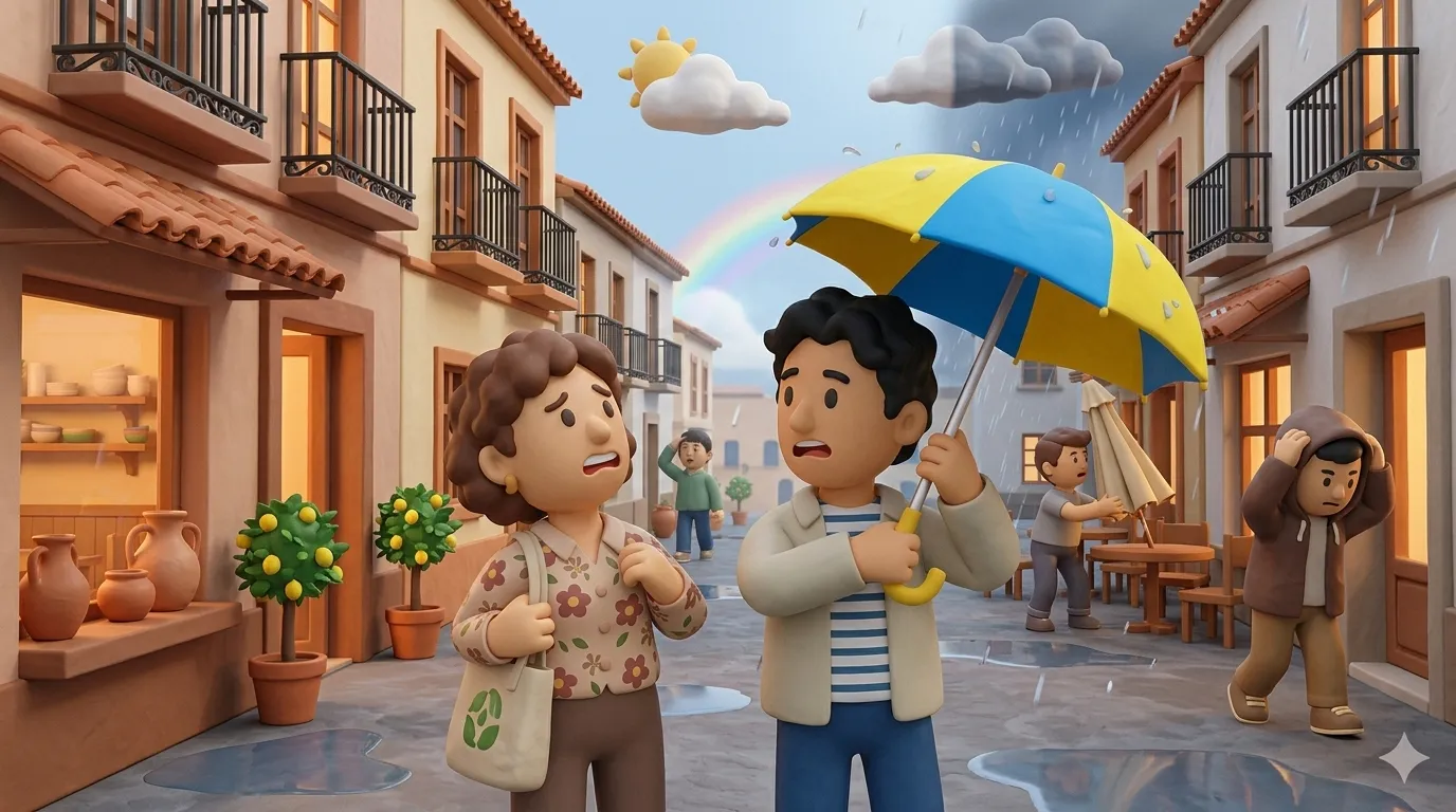 Spain's unpredictable spring weather