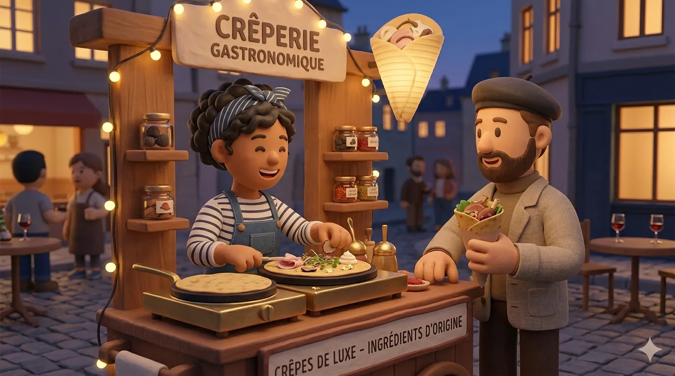 La street food gastronomique à Paris