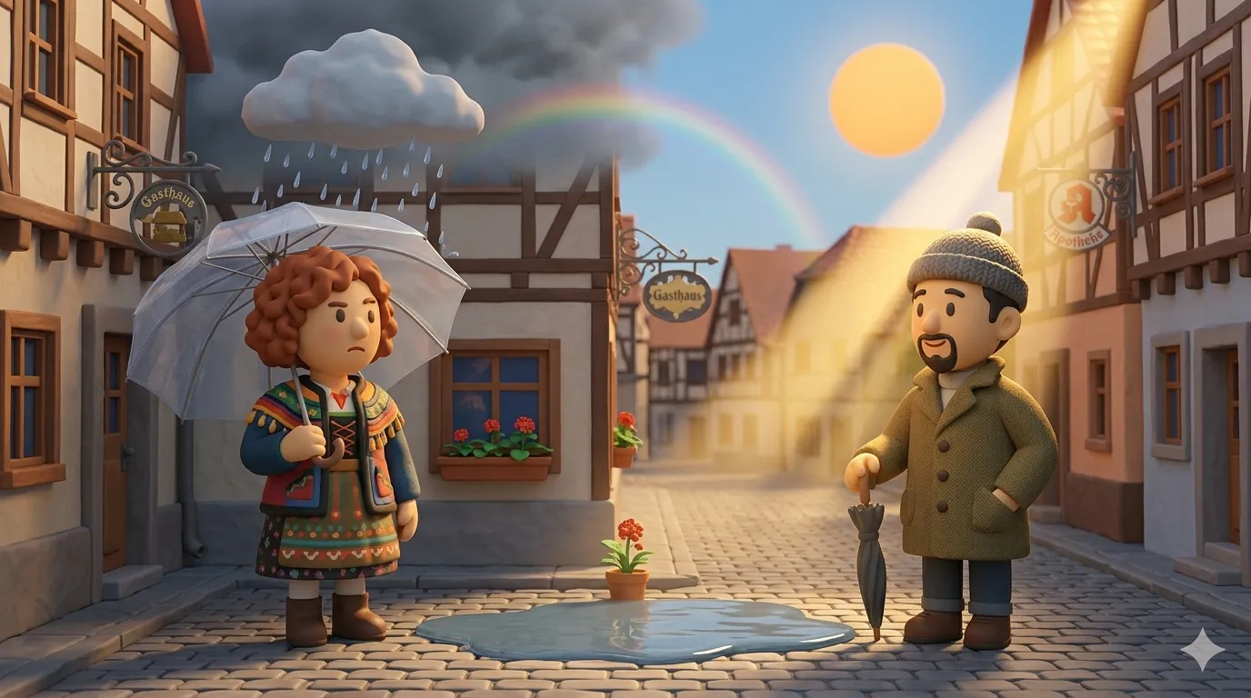 April weather reversal in Germany