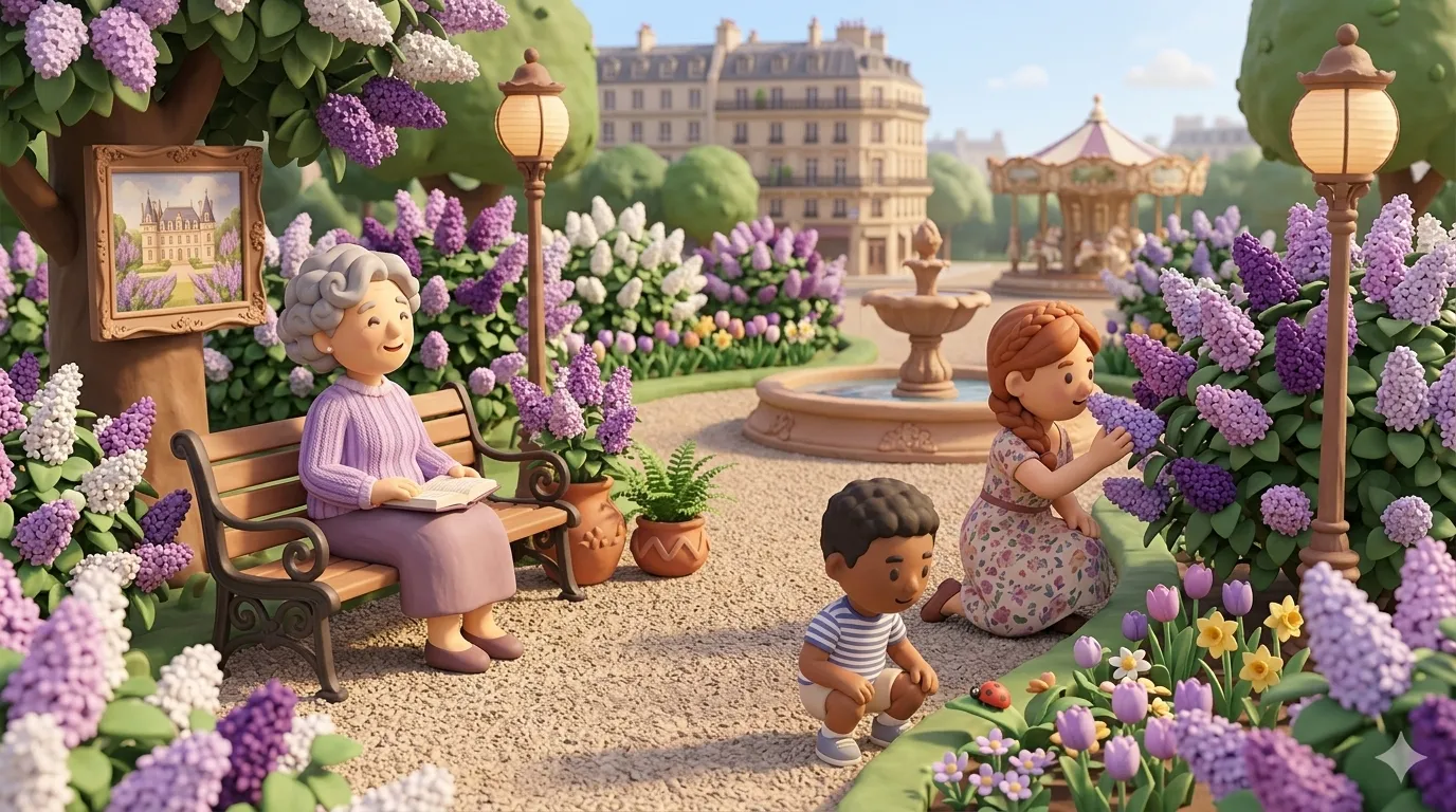 Warm spring draws people outdoors in France