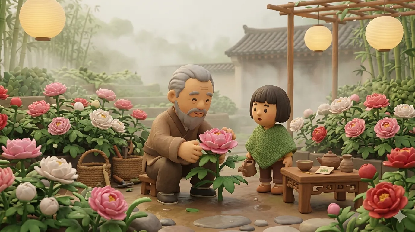 Grain Rain solar term and peony season