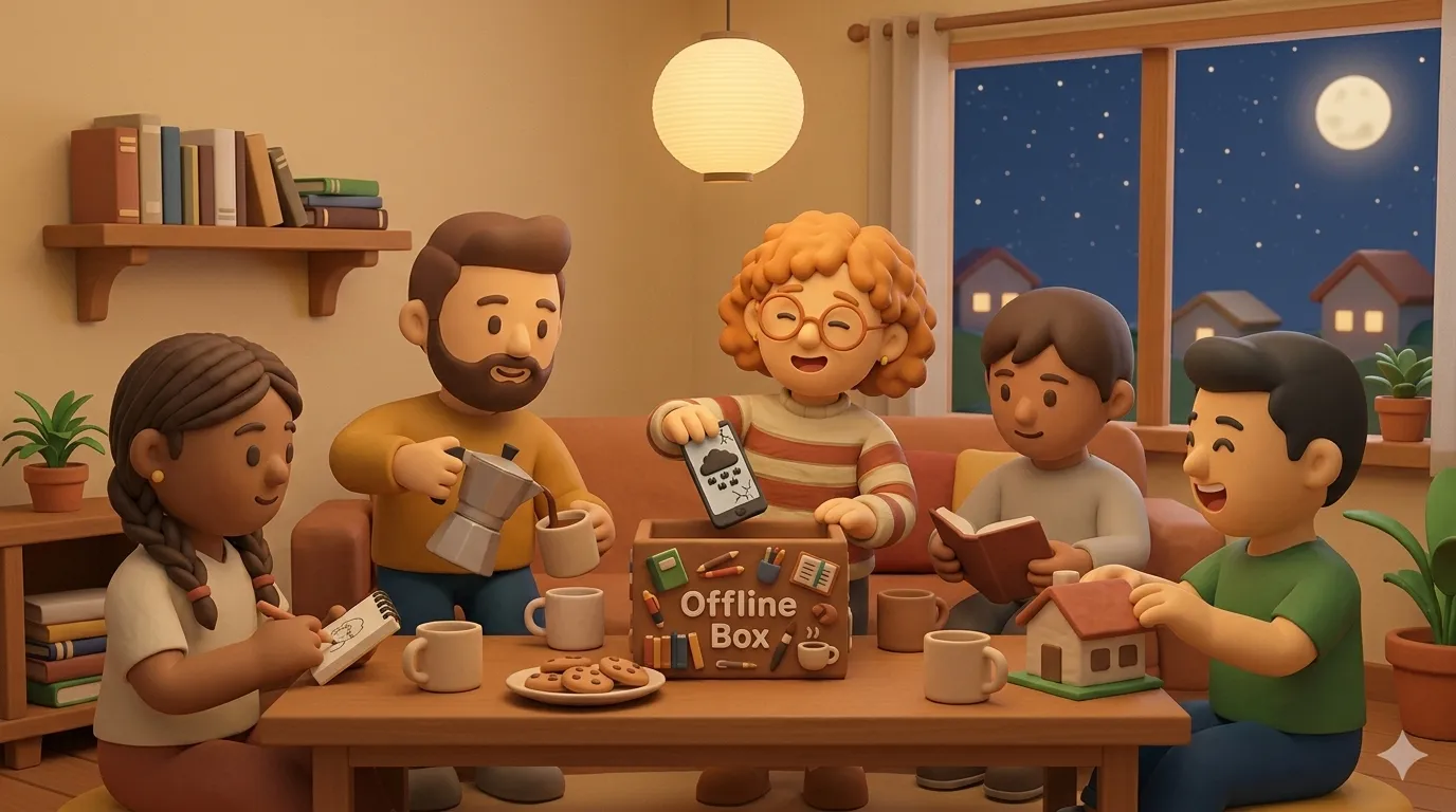 Social media burnout and offline gatherings