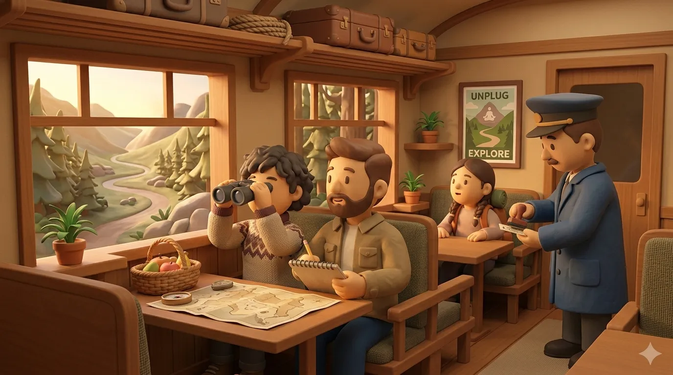 Attention detox smartphone-free travel trend