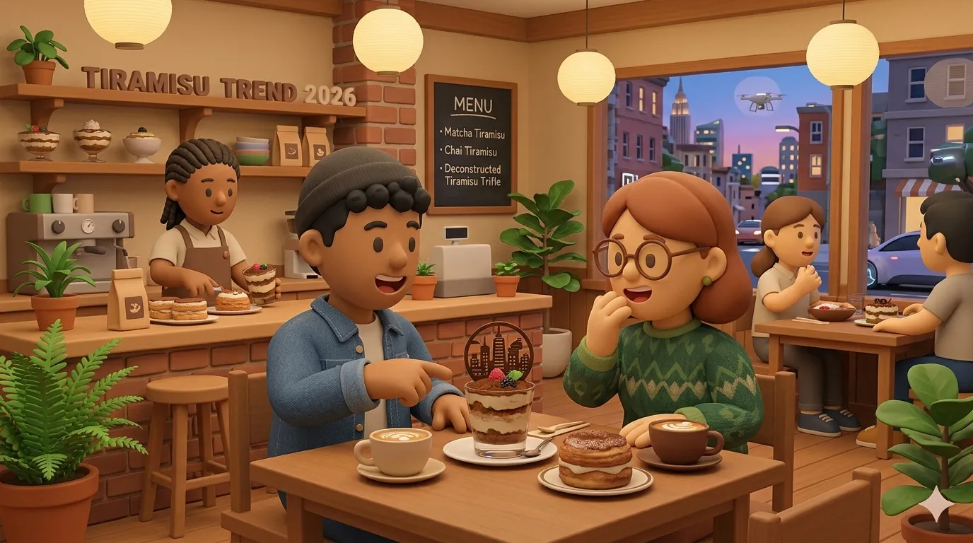 Tiramisu trend in US cafés 2026