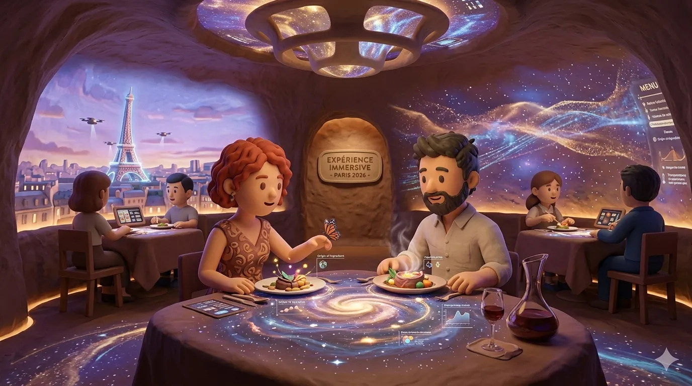 Immersive dining experience trend in France 2026