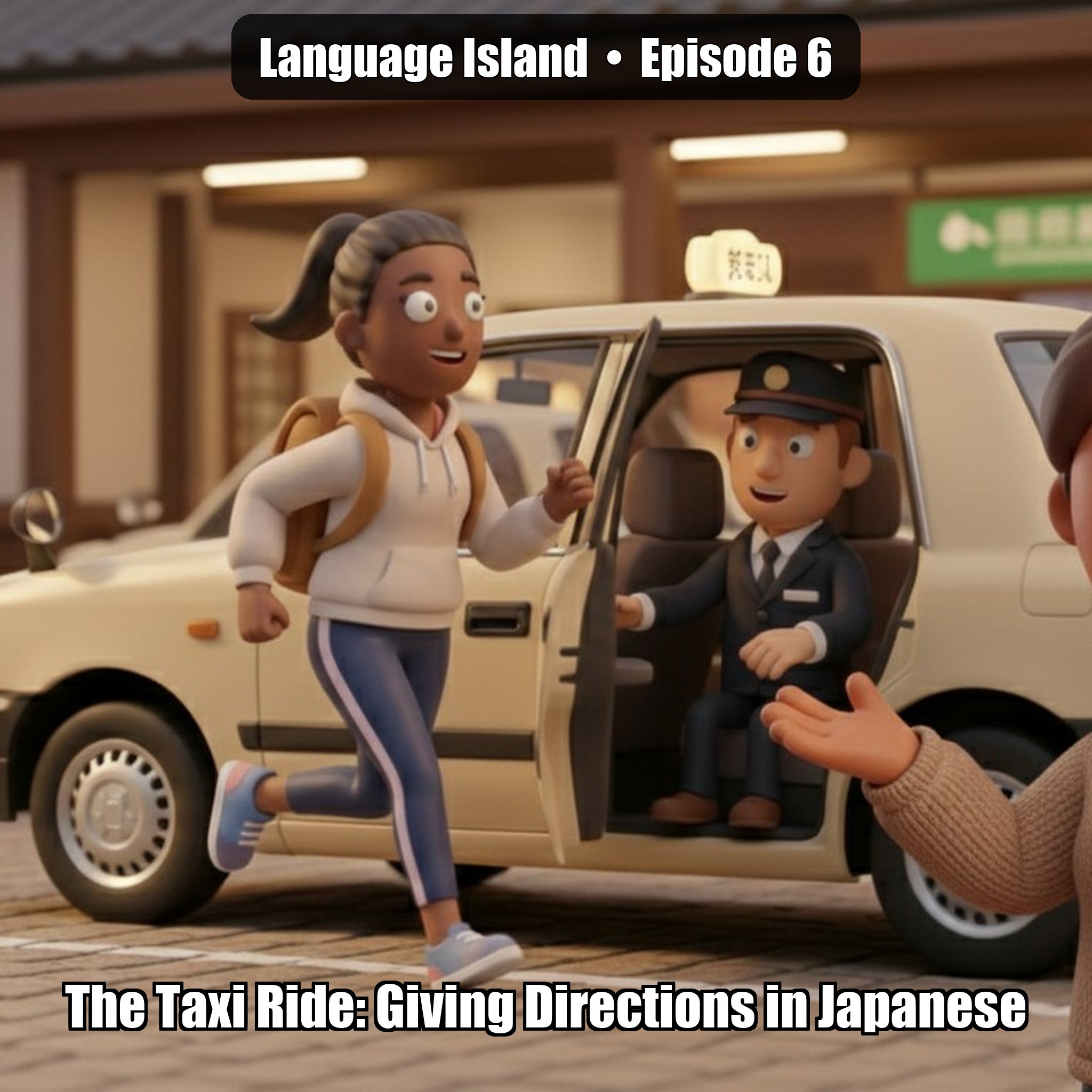 The Taxi Ride: Giving Directions in Japanese | Beginner Japanese