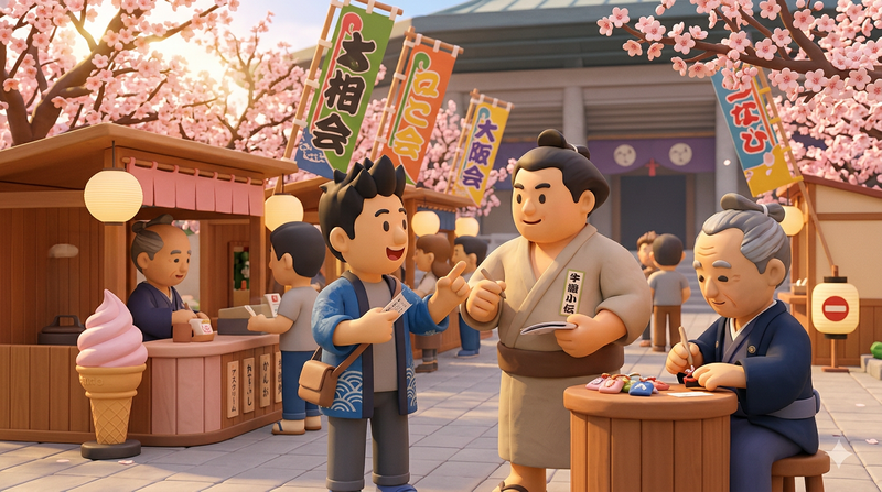 Sumo Titans Clash in Osaka's Spring Basho